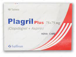 Plagril Plus Tab 75mg/75mg 10's