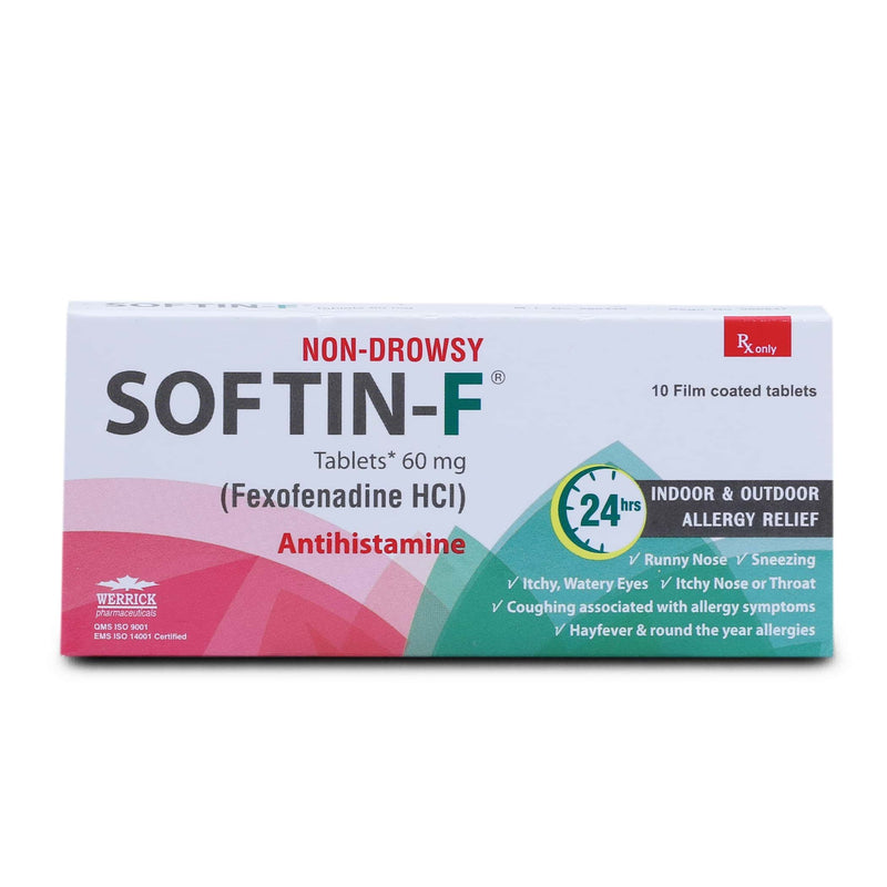 Softin-F Tab 60mg 10's
