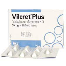 Vilcret Plus Tab 50mg/850mg 14's