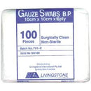 Gauze Swab Sponges Non Sterlize 10cmx10cm 100's 16Ply