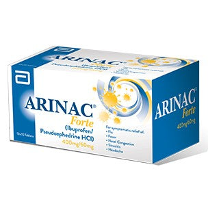 Arinac Forte Tab 400mg/60mg 10x10's