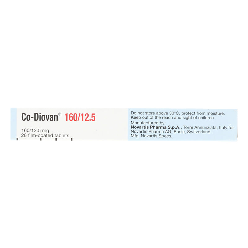 Co-Diovan Tab 160mg/12.5mg 28's