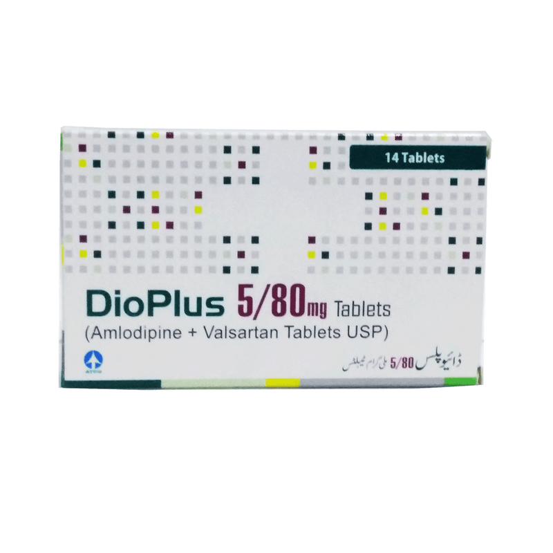 Dioplus Tab 5mg/80mg 14's