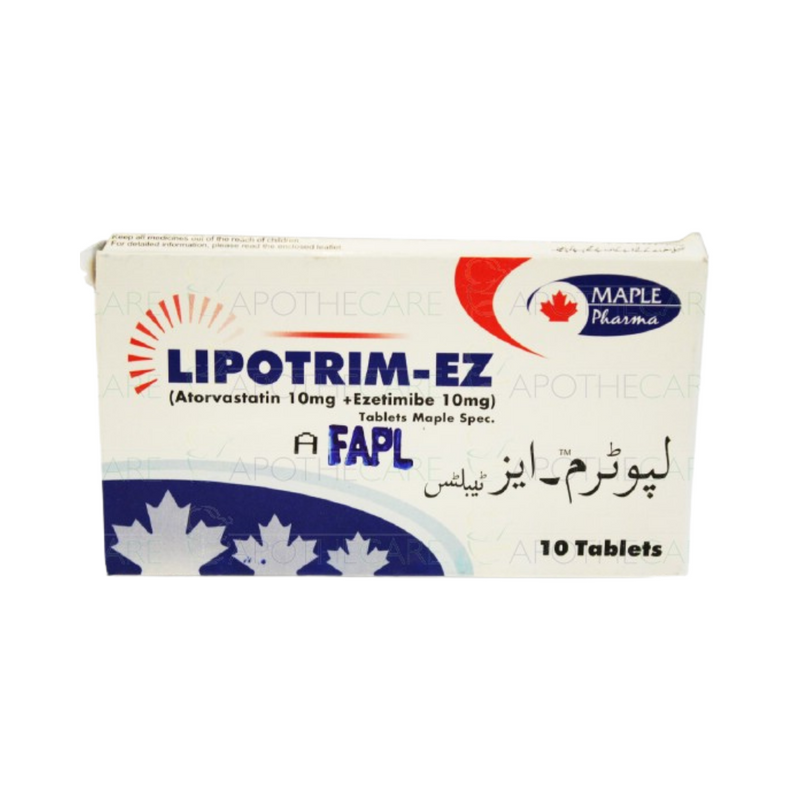 Lipotrim-EZ Tab 10mg/10mg 10's