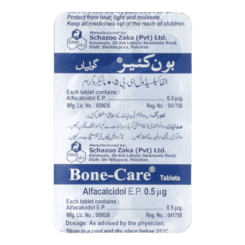 Bone-Care Tab 0.5mcg 1x10's