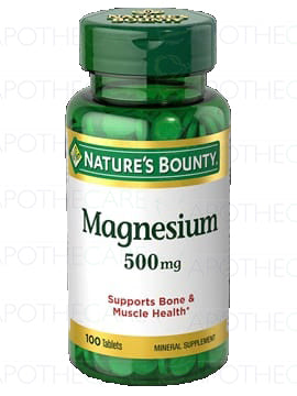 Magnesium Tab 500mg 100's