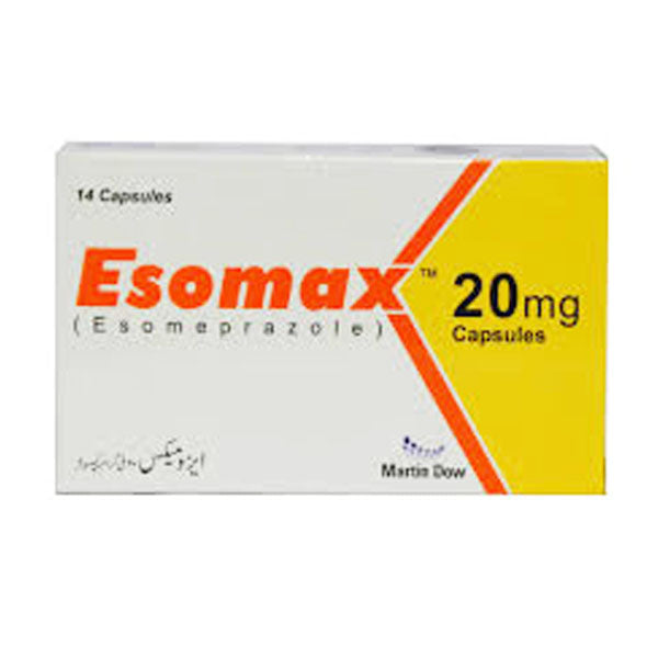Esomax Cap 20mg 14's