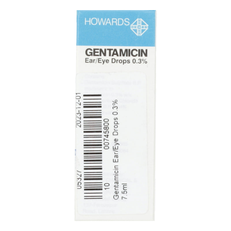 Gentamicin Ear/Eye Drops 0.3% 7.5ml