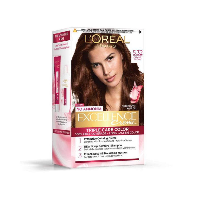 L'Oreal Paris Excellance Hair Colour 5.32 Cream 1's