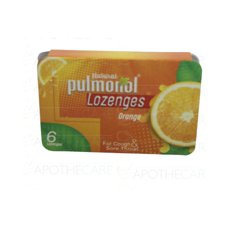 Pulmonol Orange lozenges 1x6's