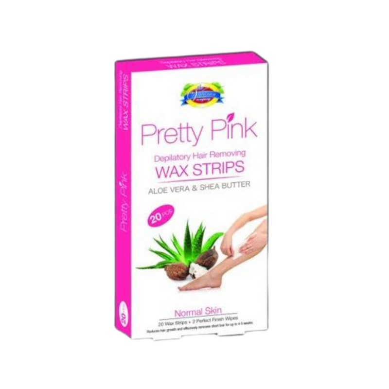 Pretty Pink Aloe Vera & Shea Butter Wax 20Strips