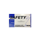 Safety Disposable Latex Examination Gloves Large 100's
