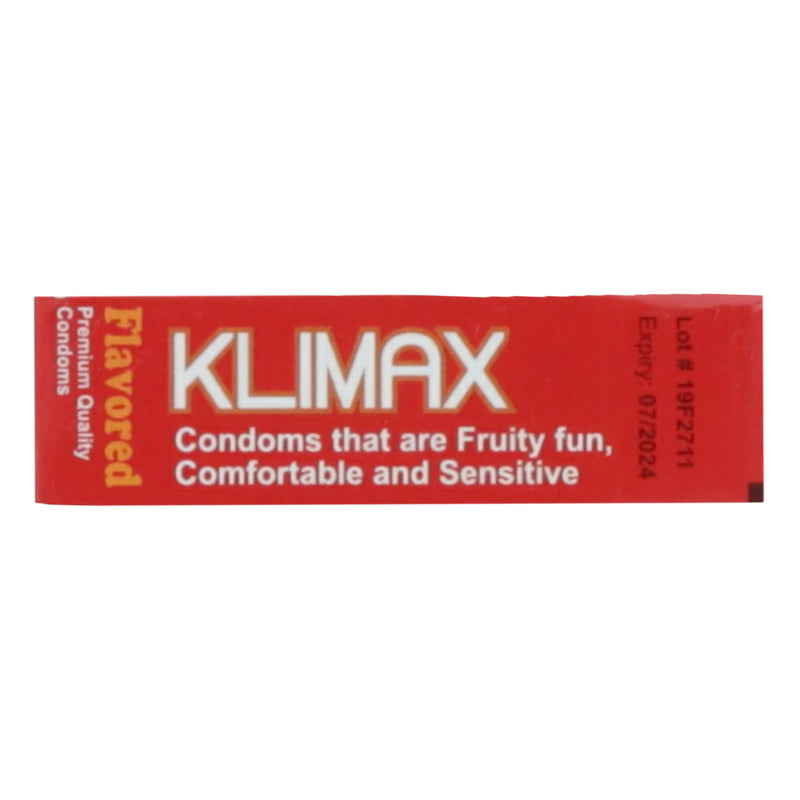 Klimax Strawberry Flavored Condom 2's