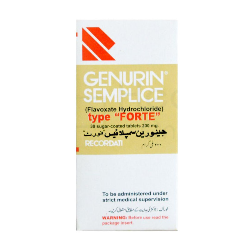 Genurin Semplice Forte Tab 200mg 30's