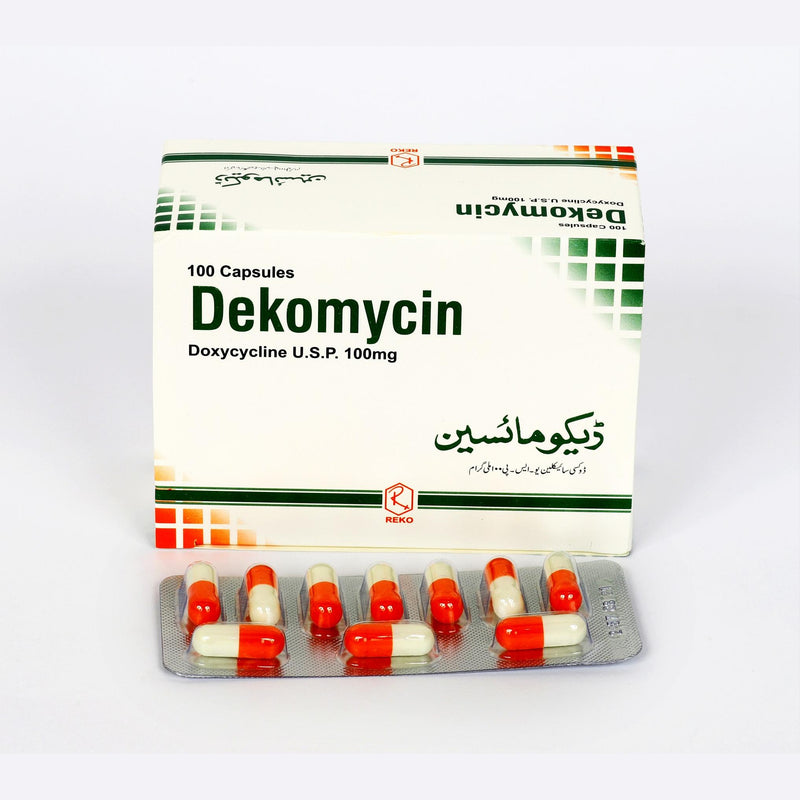 Dekomycin Cap 100mg 10x10's