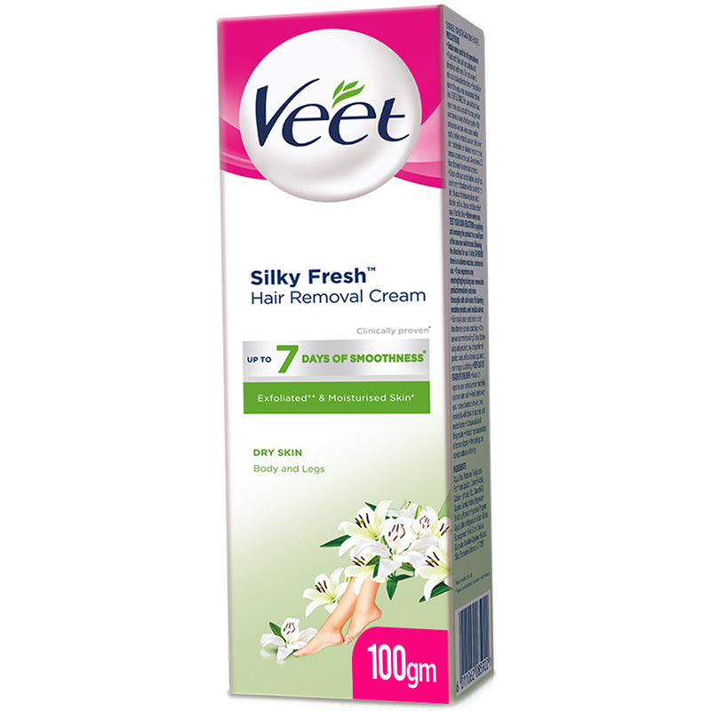 Veet Cream Dry Silk & Fresh - 100 Gm
