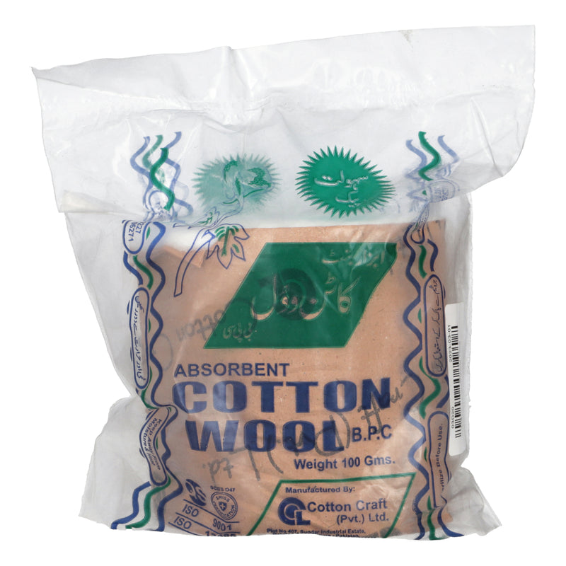 Absorbent Cotton Wool 100g