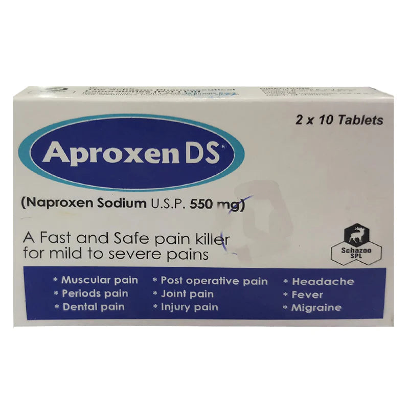 Aproxen DS Tab 550mg 2x10's-1