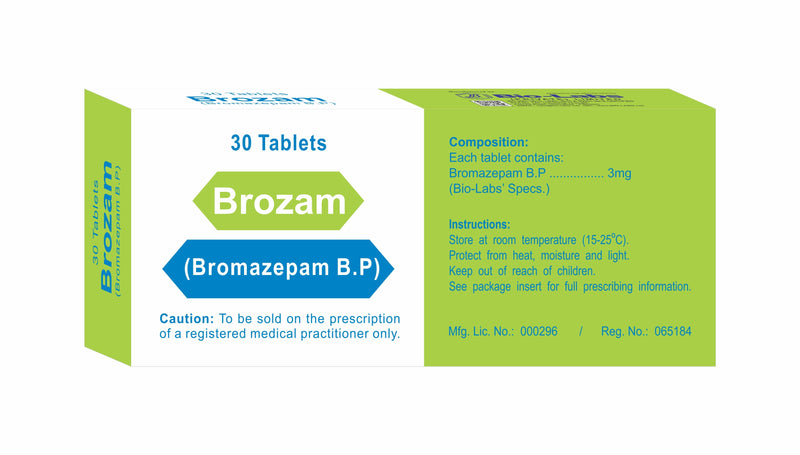 Brozam Tablets 3Mg 3 X 10's