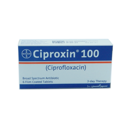 Ciproxin Tab 100mg 6's