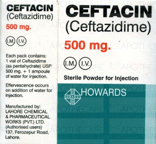 Ceftacin IM/IV Inj 500mg 1Vial