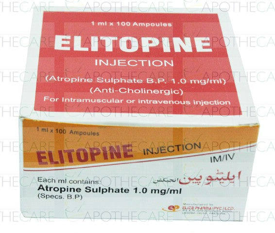 Elitopine inj 1mg/ml 1mlx100's