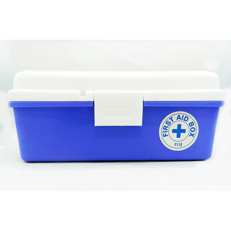 First Aid Box Empty Large 1S Model F 110 Blue White