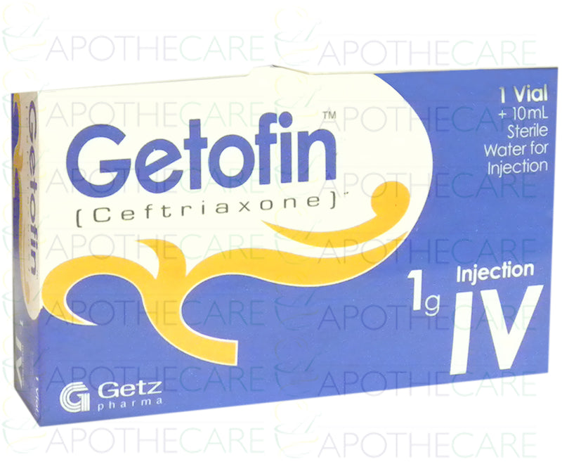 Getofin IV Inj 1gm 1Vial