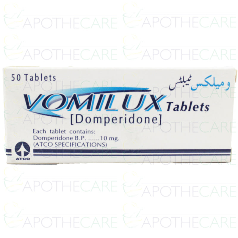 Vomilux Tab 10mg 5x10's