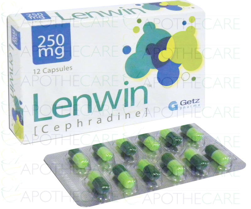 Lenwin Cap 250mg 12's