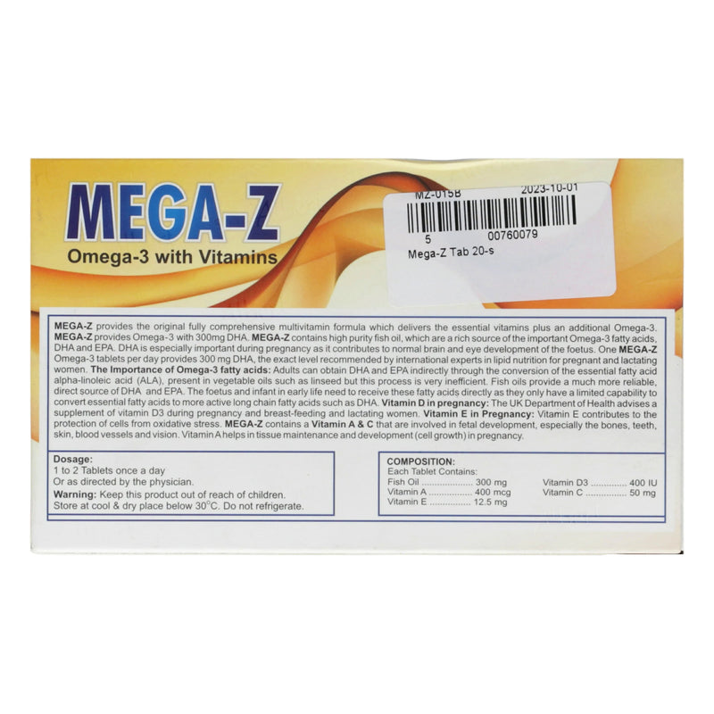 Mega-Z Tab 20's