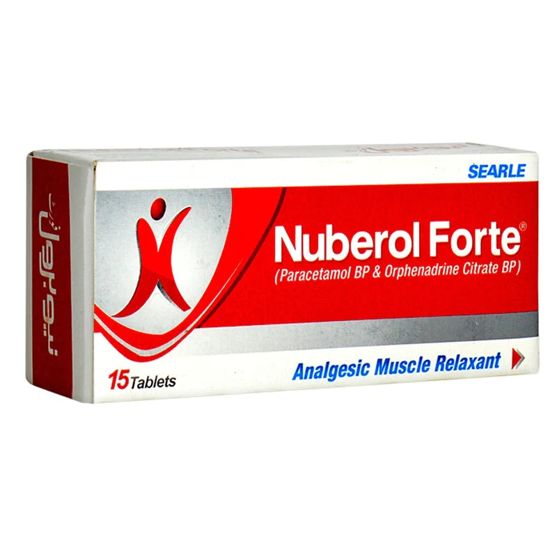 Nuberol Forte Tab 650mg/50mg 15's
