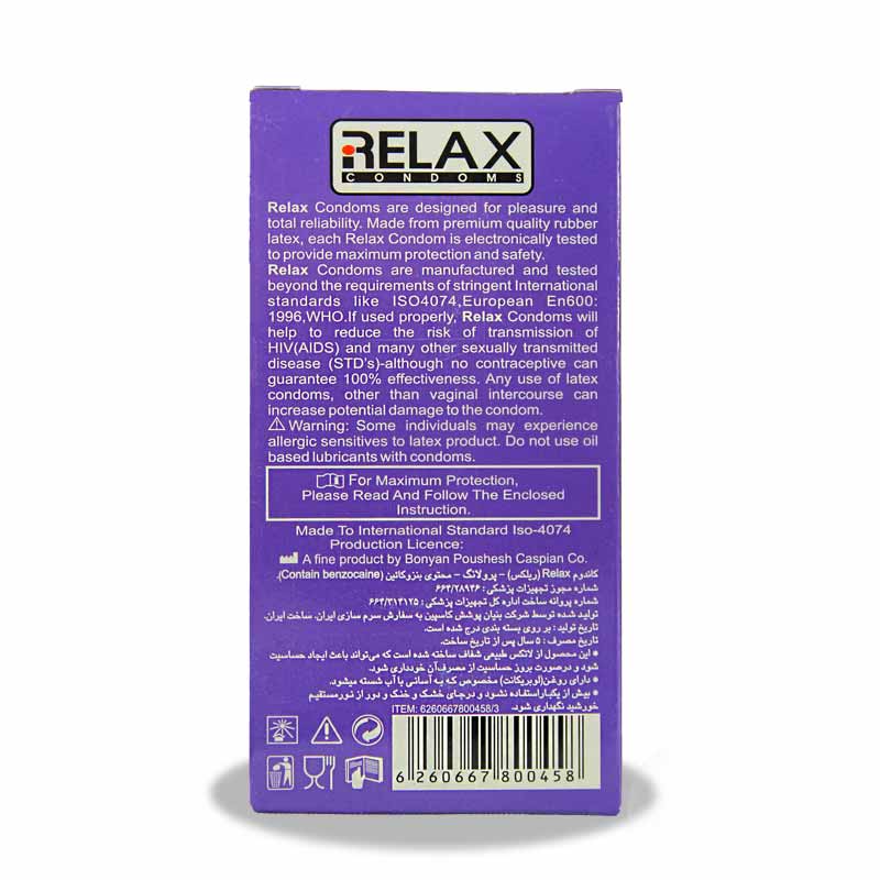 Relax Prolong Condom 3's