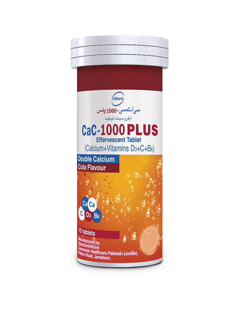 Cac-1000 Plus Cola Flavour Tab 10's
