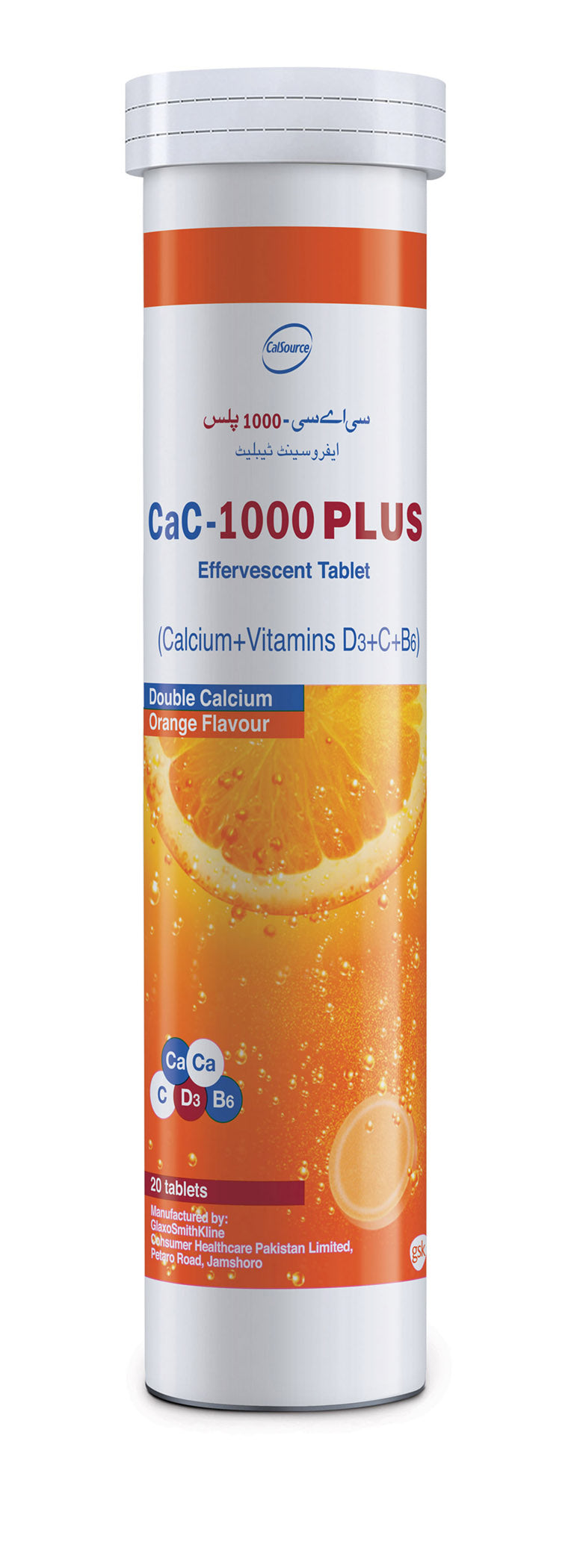 Cac-1000 Plus Orange Flavour Tab 20-s