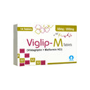 Viglip-M Tab 50mg/850mg 2x7's