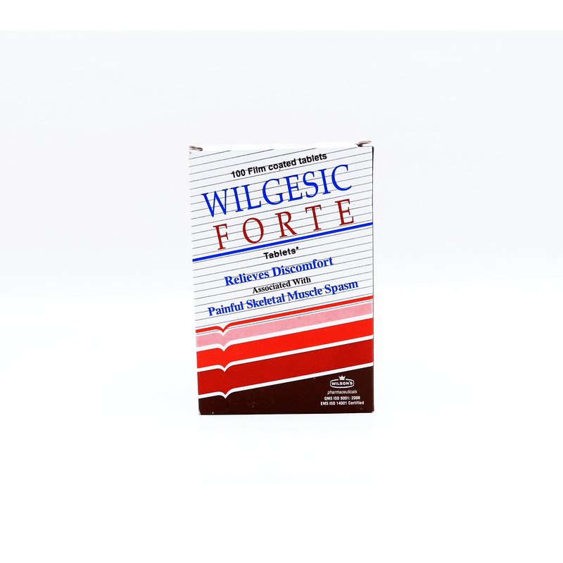 Wilgesic Forte Tab 650mg/50mg 10x10's
