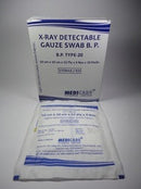 X-Ray Detectable Gauze Swab Sponges Non Sterilize 7.5cmx7.5cm 100's 8Ply