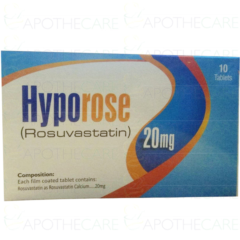 Hyporose Tab 20mg 10's