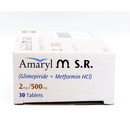 Amaryl M SR Tab 2mg/500mg 3x10's-1