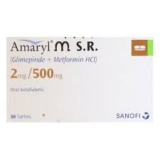 Amaryl M SR Tab 2mg/500mg 3x10's-2