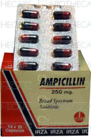 Ampicillin Cap 250mg 10x10's