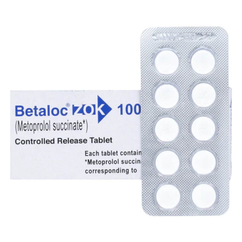 Betaloc-Zok Tab 100mg 3x10's