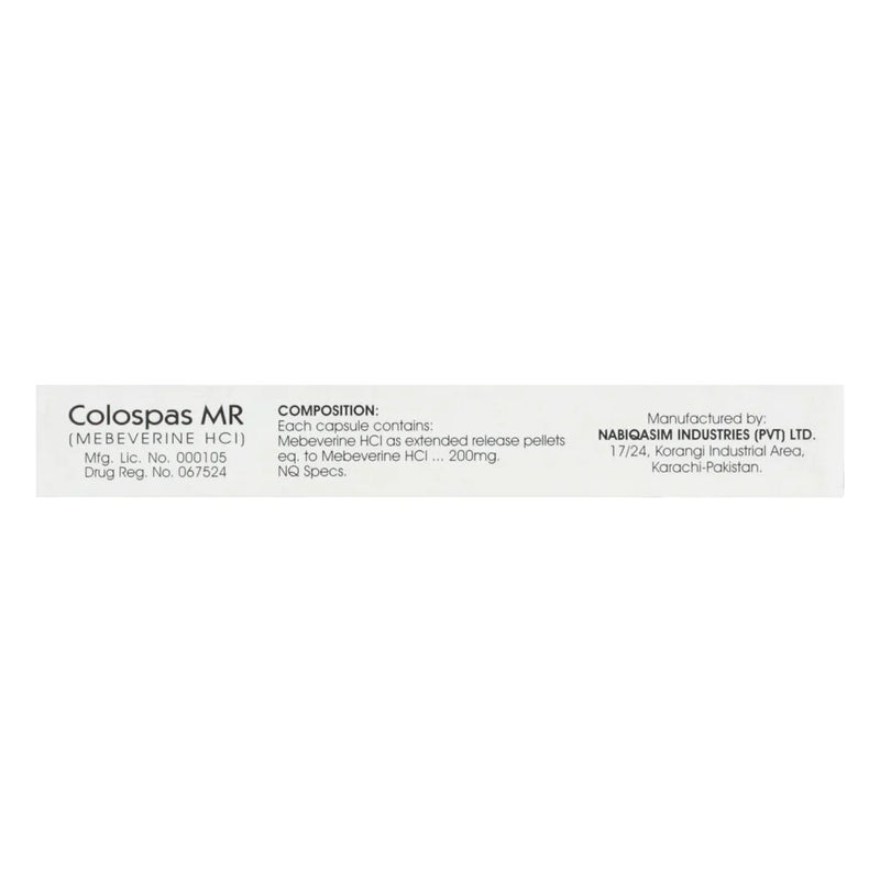 Colospas MR Cap 200mg 10's