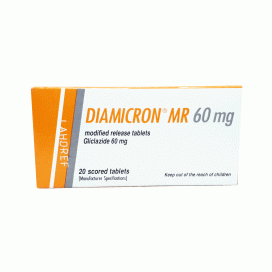 Diamicron MR Tab 60mg 20's
