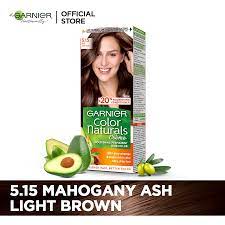 Garneir Color Natural Hair Color 5.15 Mahogany Ash L Brown 1's