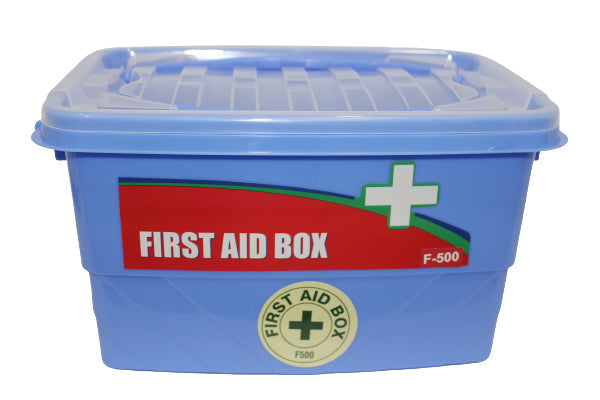 First Aid Box Empty Large 1S Model F 500 Blue