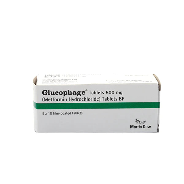 Glucophage Tab 500mg 10's