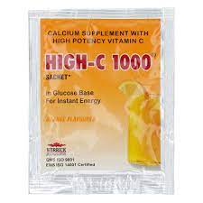 High-C 1000(Orange Flavor) Powder Sachet 10's