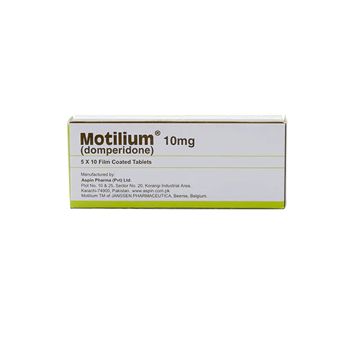 Motilium Tab 10mg 50's (Aspin)